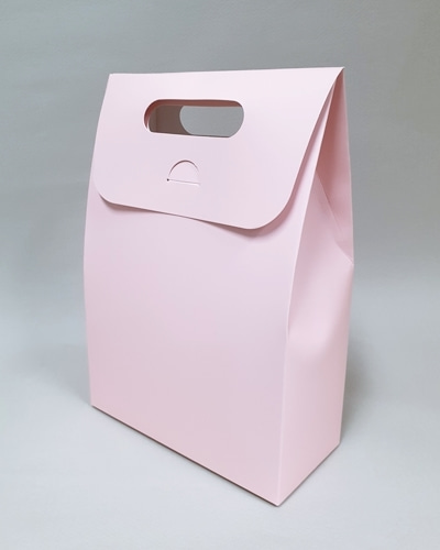 손잡이 종이 가방 박스답례품 선물 사은품 다용도 포장 상자19.5cm * 9cm * 28cm연핑크(L)[10매 단위]