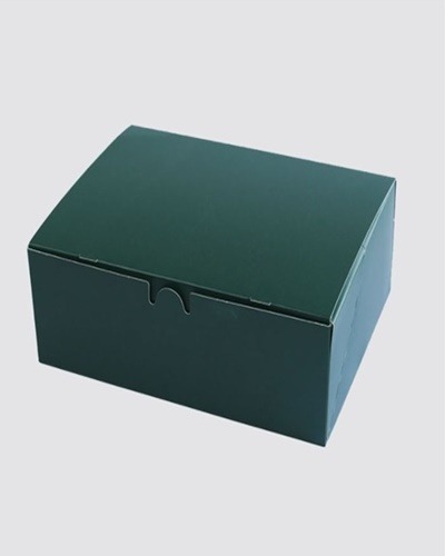 종이 원터치 상자 (그린)조각케익 케이크 제과 답례품 다용도 포장 박스중 (24cm x 18cm x 8.5cm) [50장 단위]
