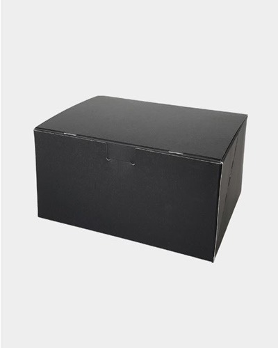 종이 원터치 상자 (블랙)조각케익 케이크 제과 답례품 다용도 포장 박스소 (21cm x 15cm x 8.5cm) [50장 단위]