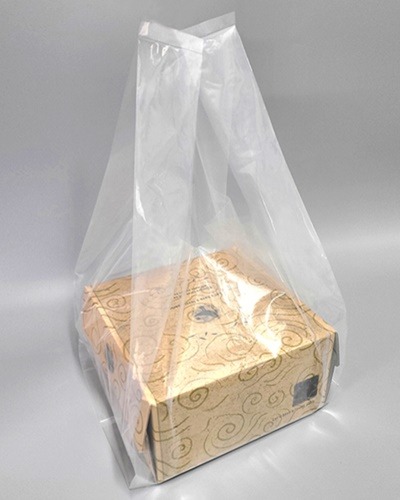 PE투명 케익 피자 케이크 상자 담는 폭 넓은 비닐 봉투 쇼핑백3가지 사이즈[50장 단위]