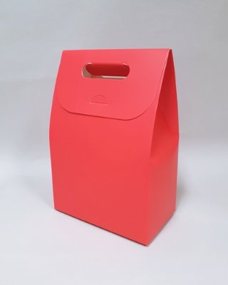 손잡이 종이 가방 박스답례품 선물 사은품 다용도 포장 상자15.5cm * 9cm * 23cm레드[10매 단위]